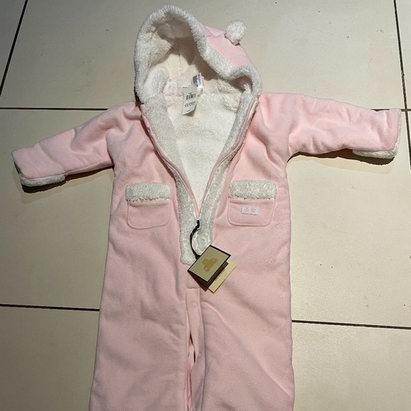 Baby Girl 3-6 months Microfleece Bundler - Picture 1 of 7